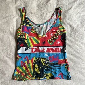 Dior Mania Graphic vintage Tank Top